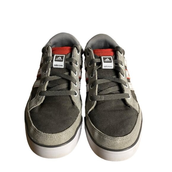 Adidas Adicross Men's Gray Low Cut Spikeless Golf Shoes - Picture 2 of 9